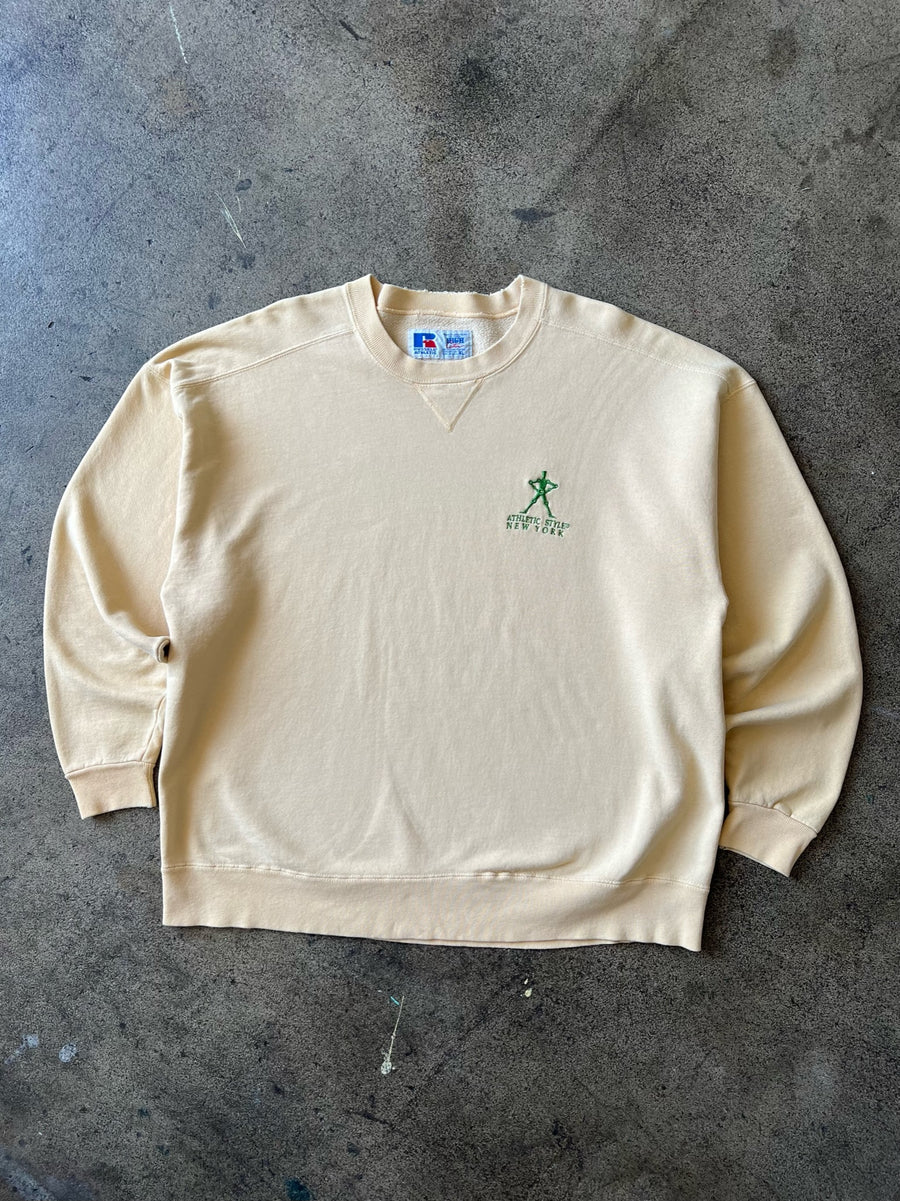 1990s Russell Athletic Style Sporty & Rich Crewneck Sweatshirt