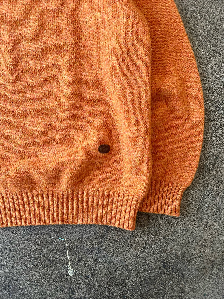 1990s Valentino Studio Orange Wool Sweater