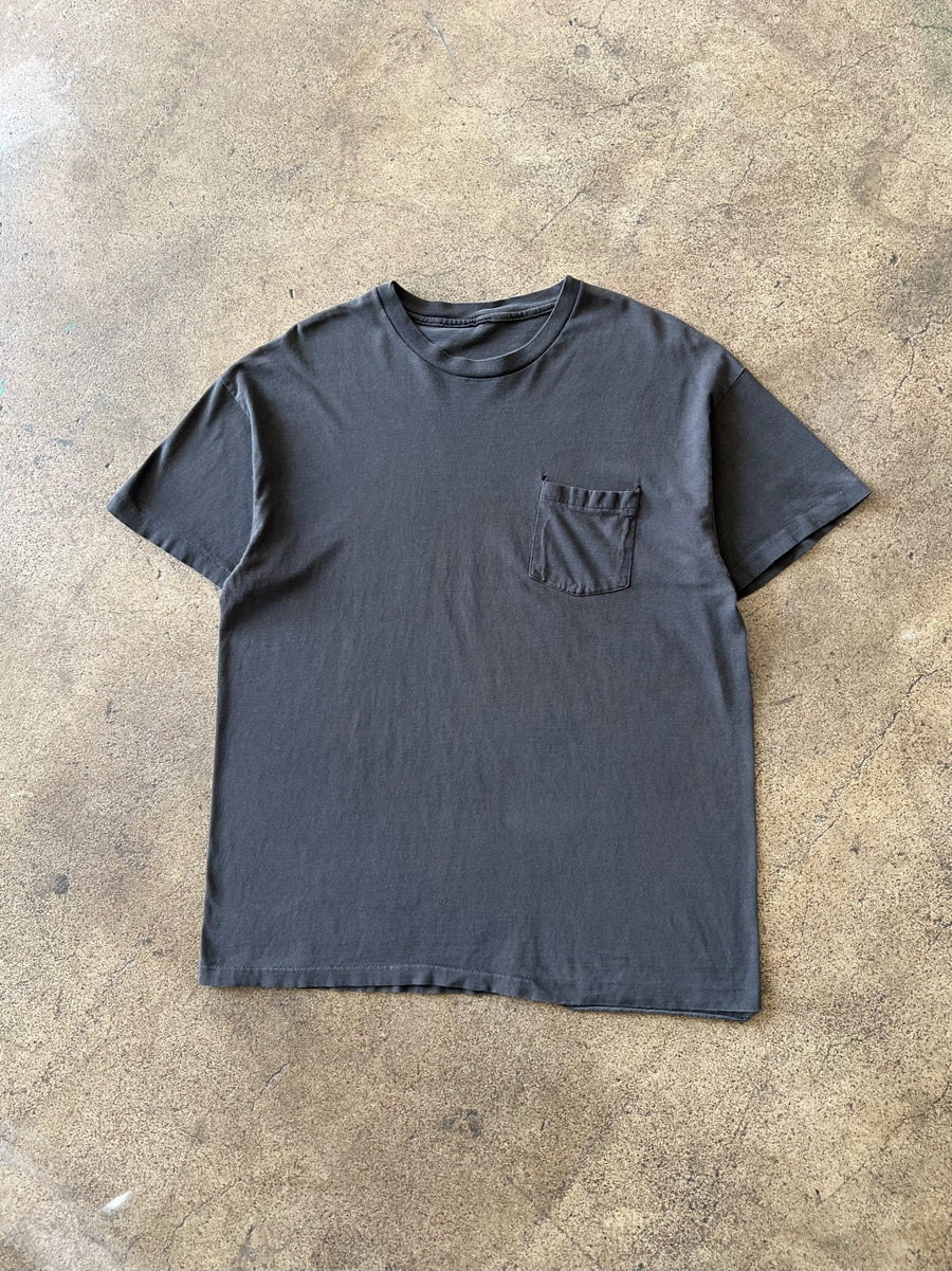 1990s Faded Black Pocket Tee