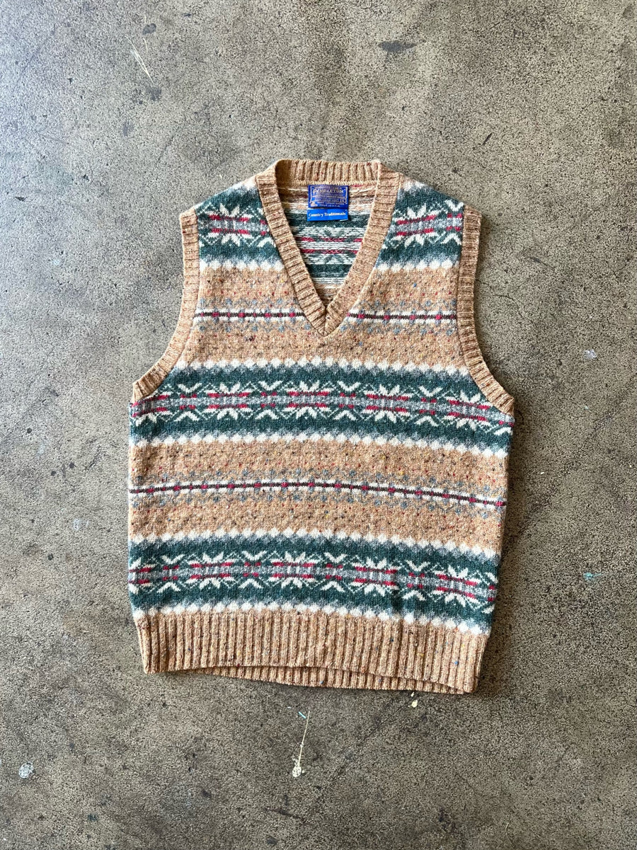 1960s Pendleton Country Traditionals Sweater Vest