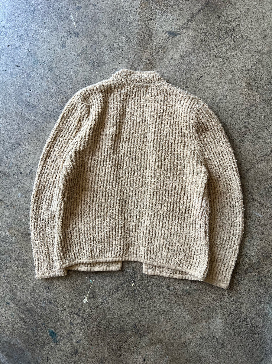 1990s Oatmeal Boucle Cardigan