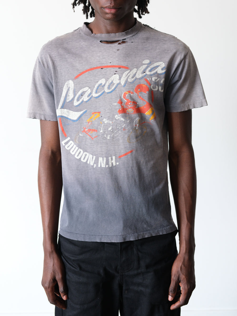 1980s Laconia Motorcycle Week Thrashed Fader Tee