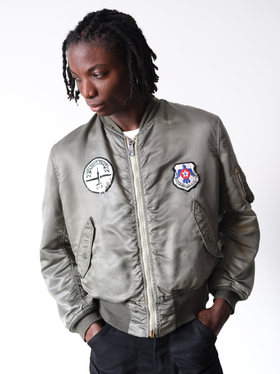 1960-70s USAF MA-1 Thunderbirds Bomber Jacket