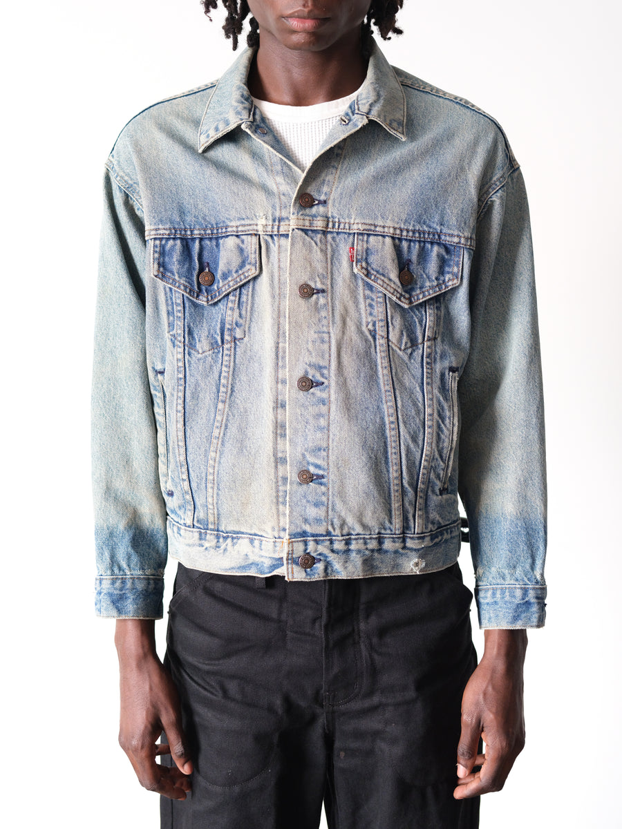 1980s Levi's Type III Light Wash Mud Trucker Jacket