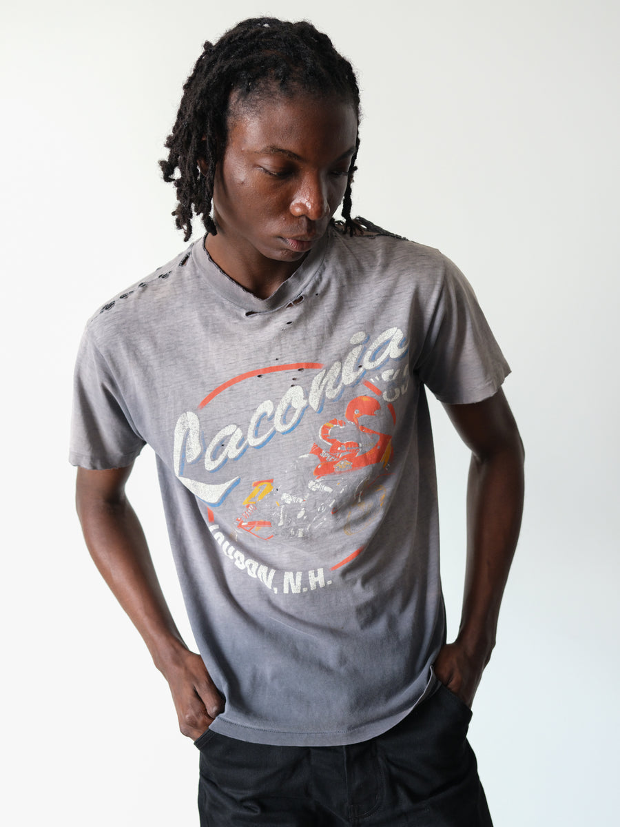 1980s Laconia Motorcycle Week Thrashed Fader Tee