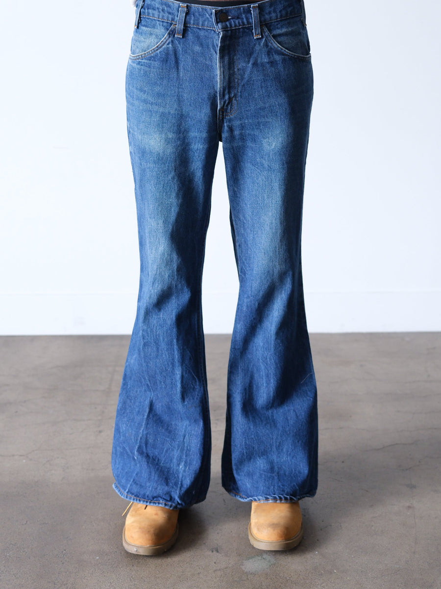 1970s Levi's 684 Bell Bottom Orange Tab Flares 32