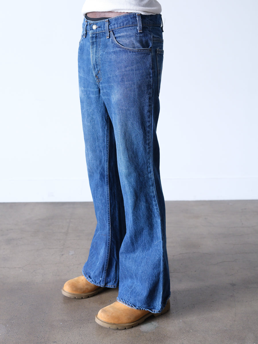 1970s Levi's 684 Bell Bottom Orange Tab Flares 32