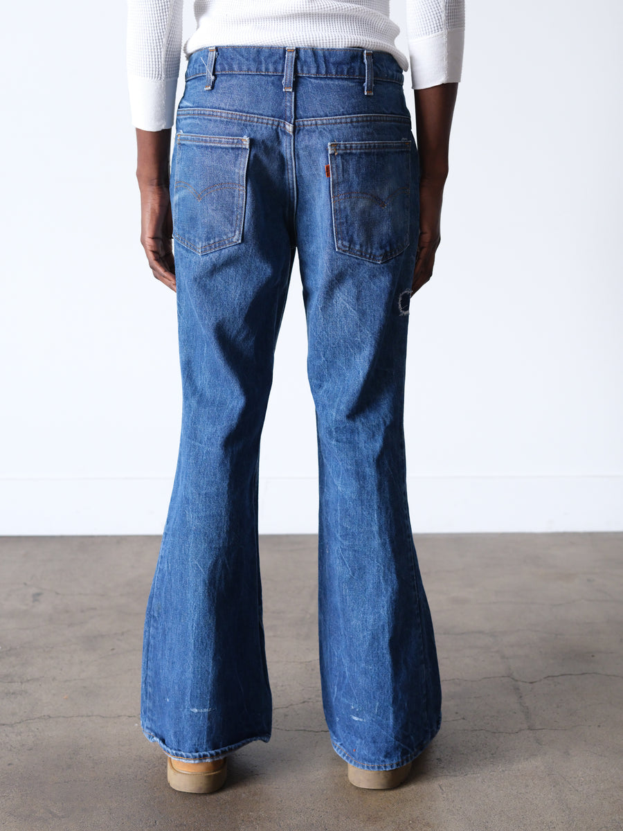 1970s Levi's 684 Bell Bottom Orange Tab Flares 32