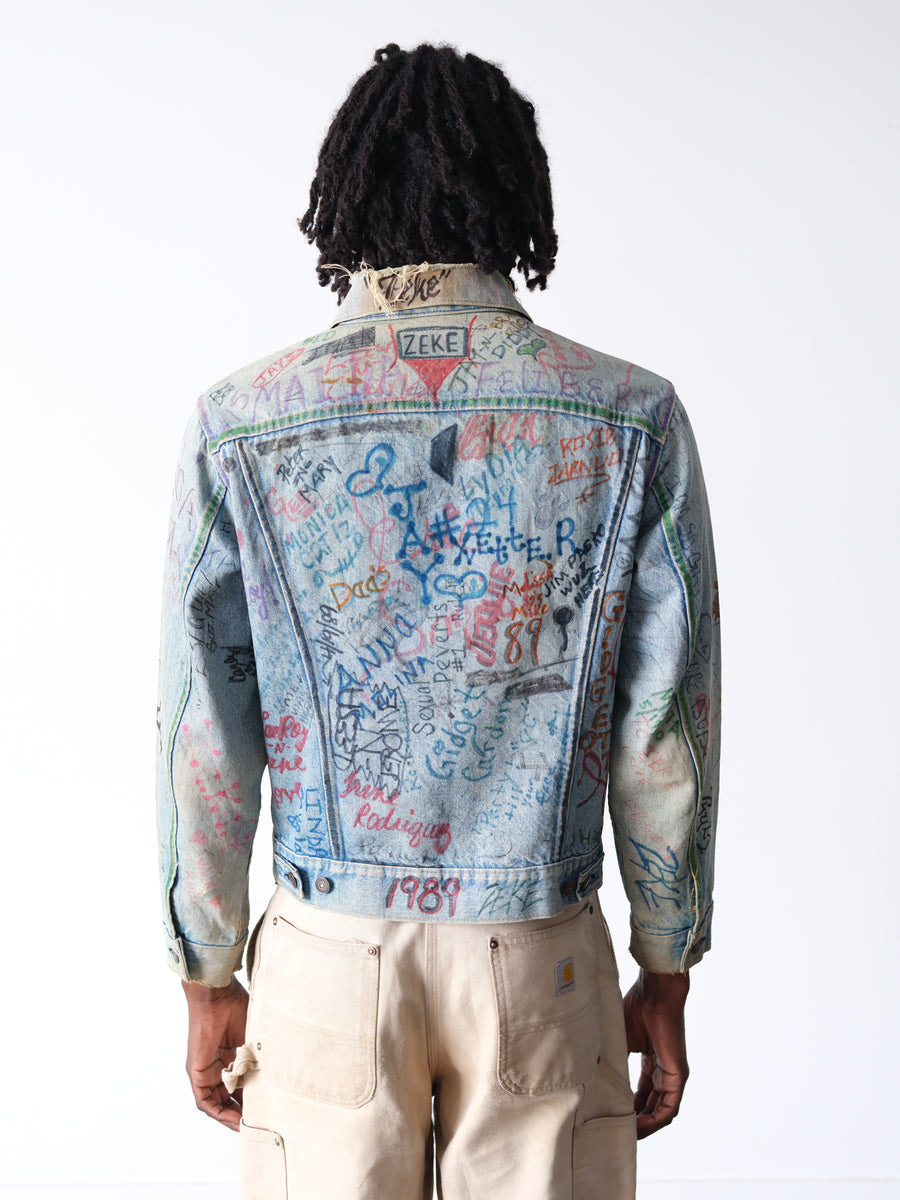 1980s Levi's Type III Zeke's Senior Jacket