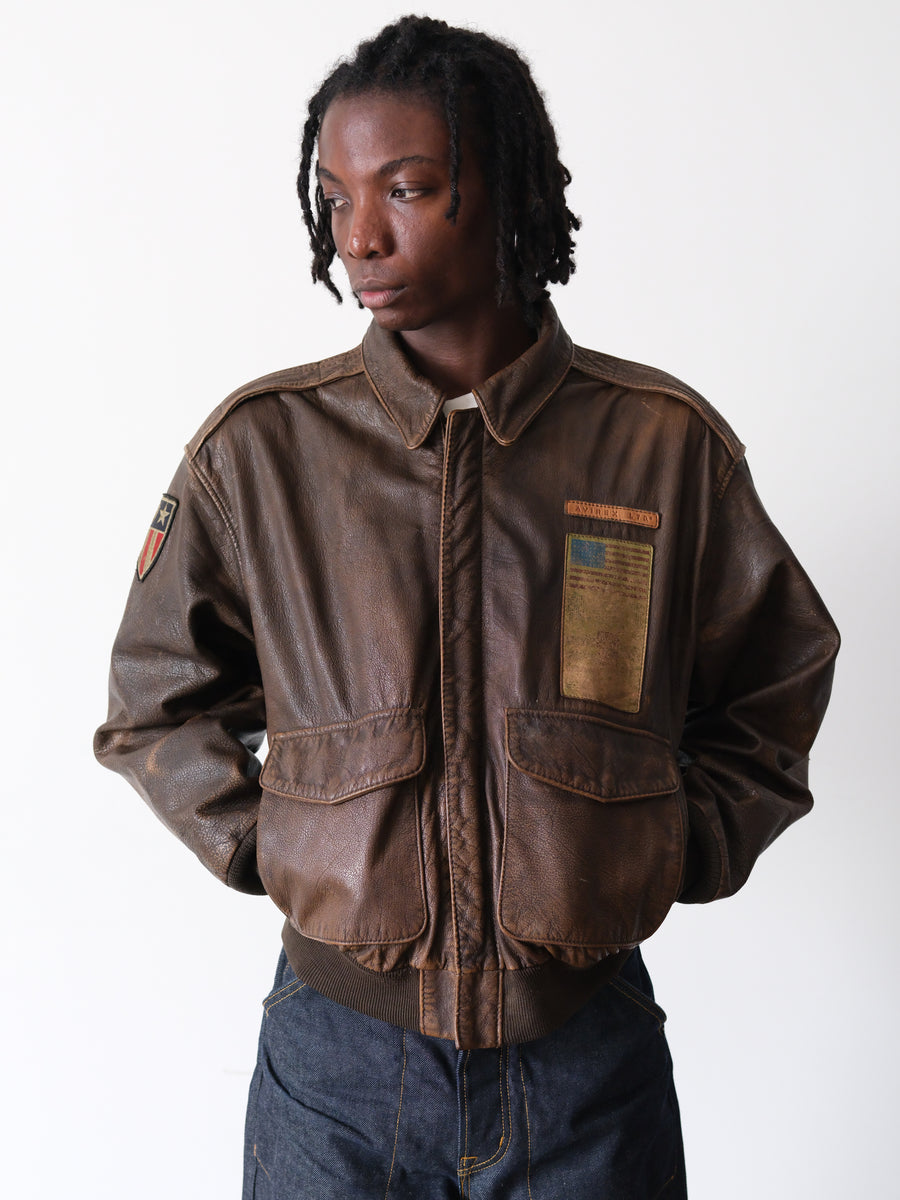 1980s Avirex Flying Tigers A2 Bomber Jacket