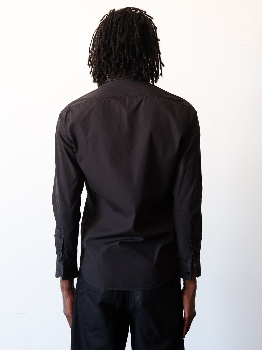 2010s Saint Laurent Paris Black Dress Shirt