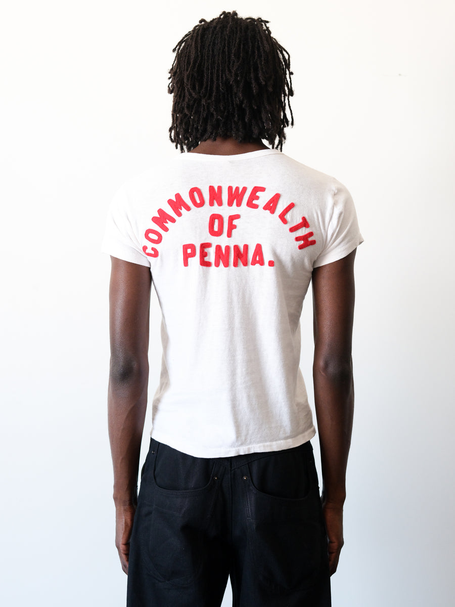 1950s Southern Lifeguard Felt Letter Tee
