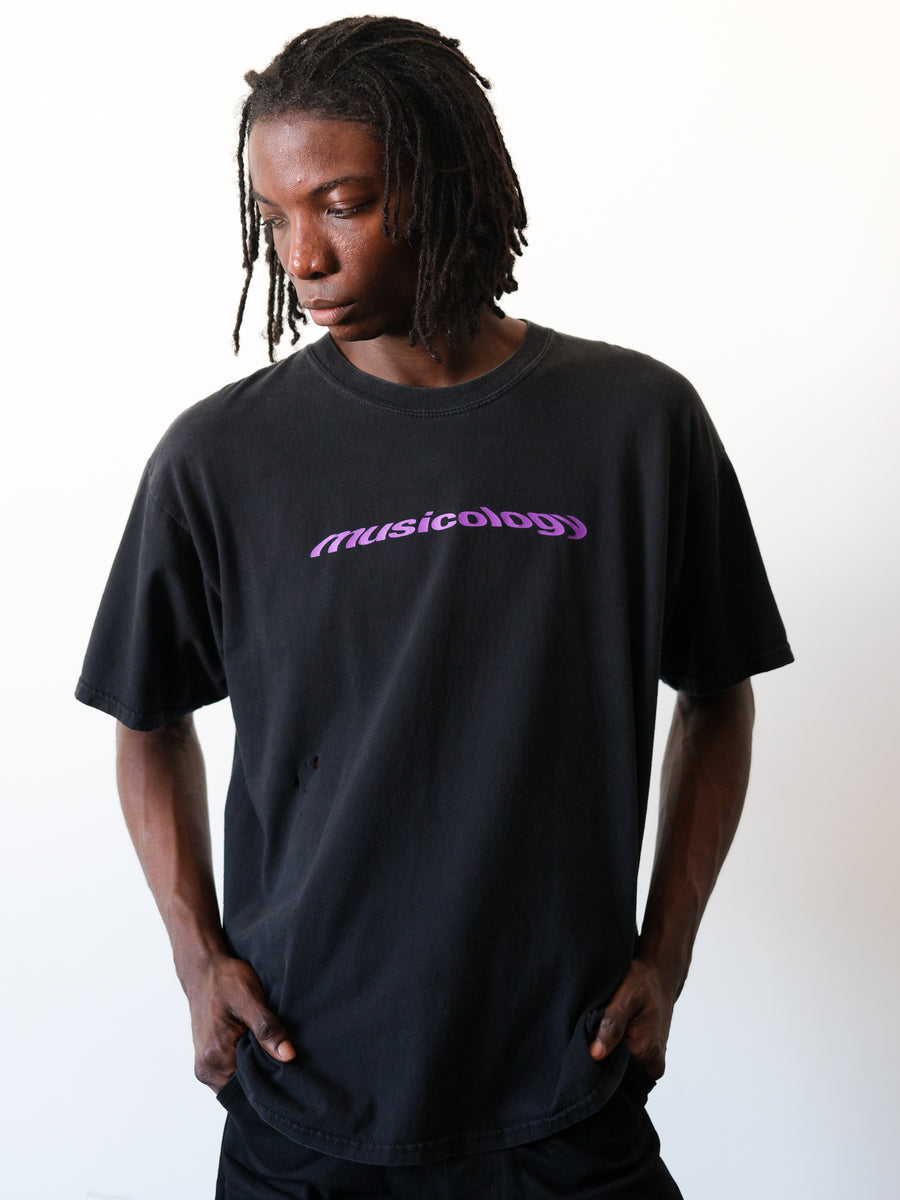 2000s Prince Musicology Faded Black Tee