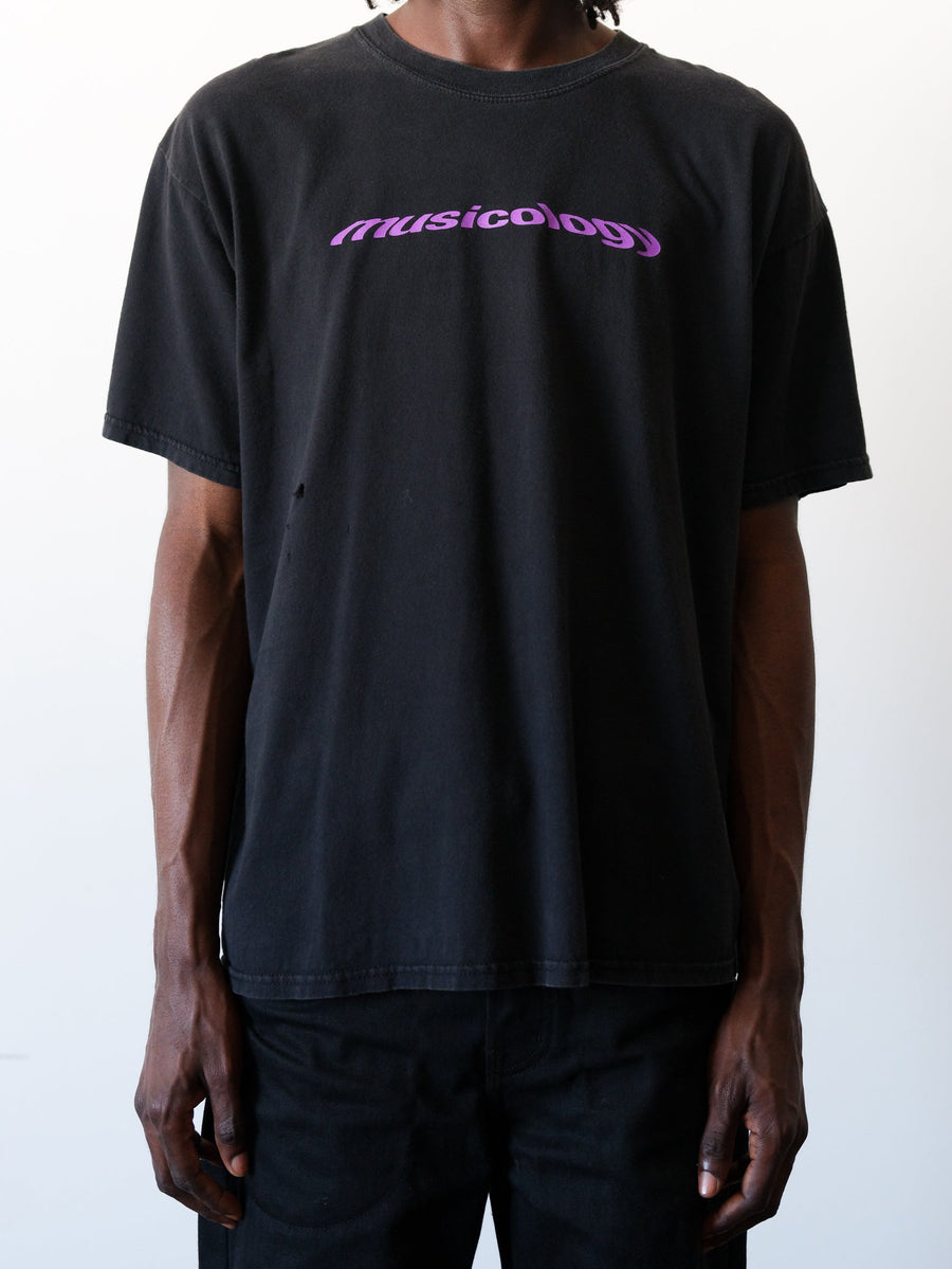 2000s Prince Musicology Faded Black Tee