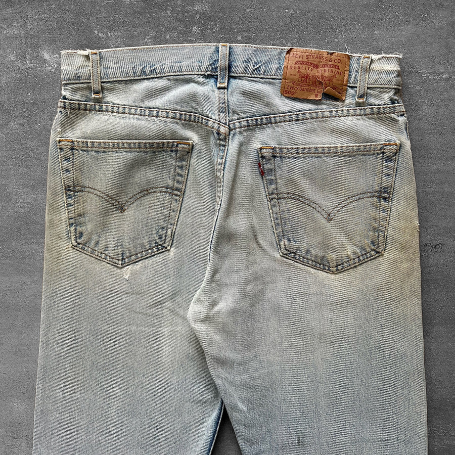 1990s Levi's 505 Jeans Dirty Wash 33