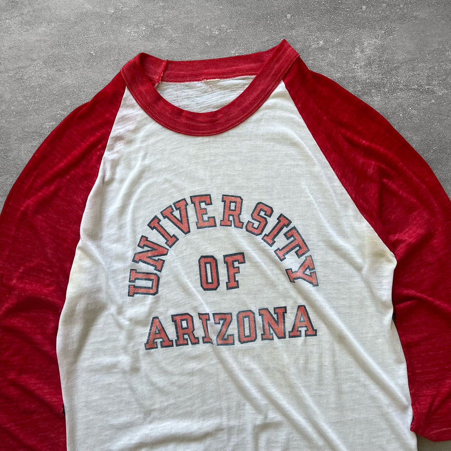 1980s University of Arizona Raglan 3/4 Tee