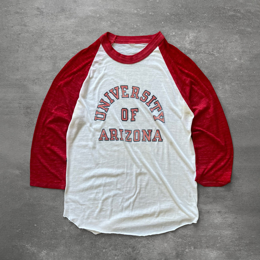 1980s University of Arizona Raglan 3/4 Tee