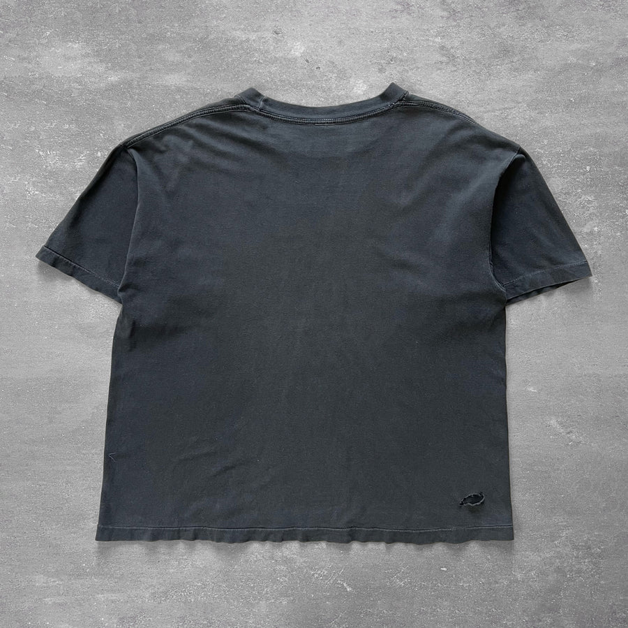 1980s Bauhaus Faded Black Boxy Tee