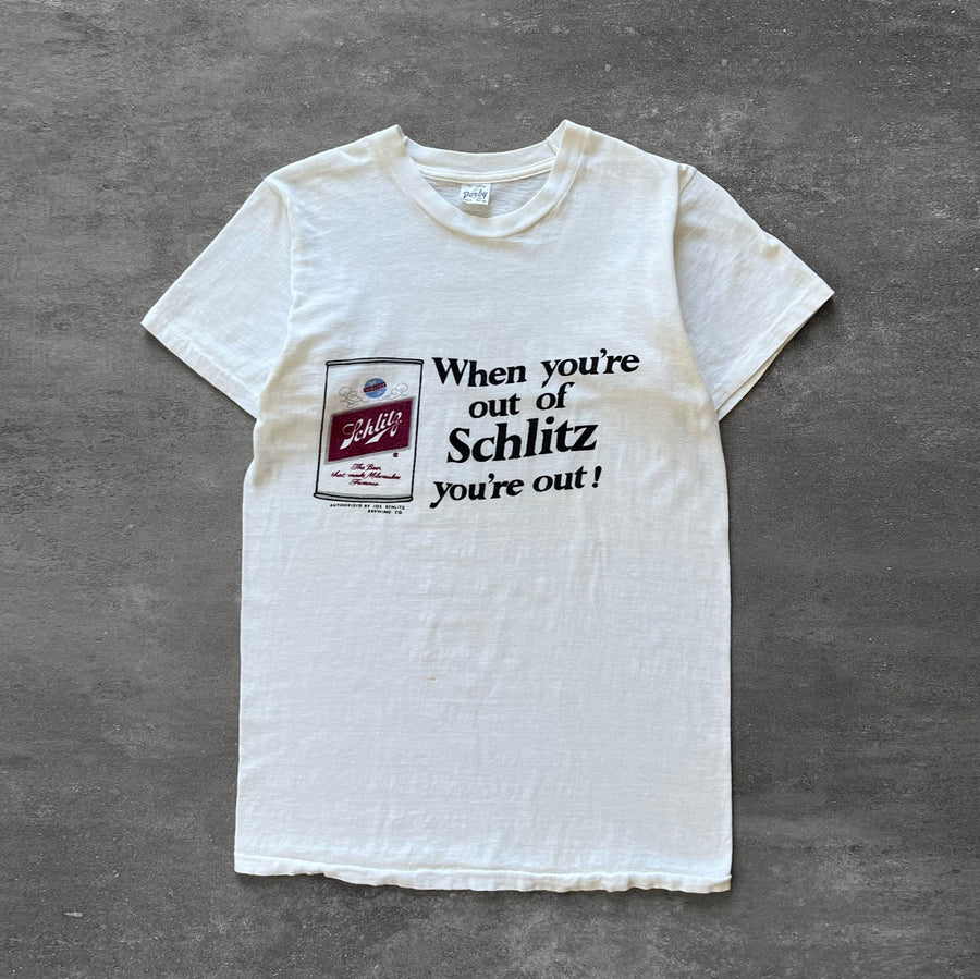 1970s Schlitz Beer Tee