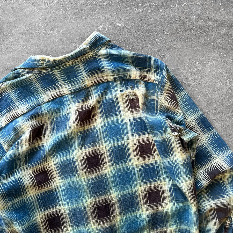 1970s 5 Brother Thrashed Flannel