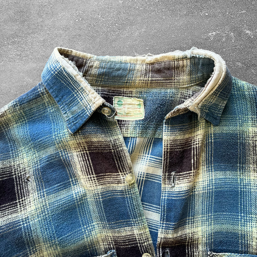 1970s 5 Brother Thrashed Flannel