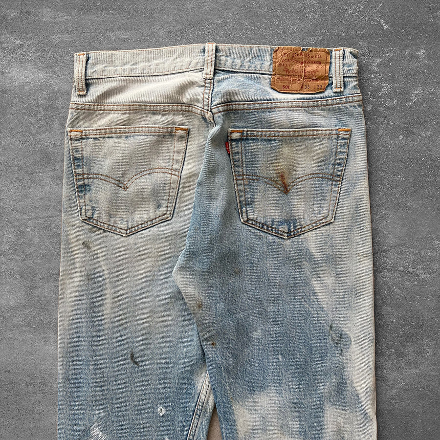 1990s Levi's 501 Jeans Cloud Wash 31