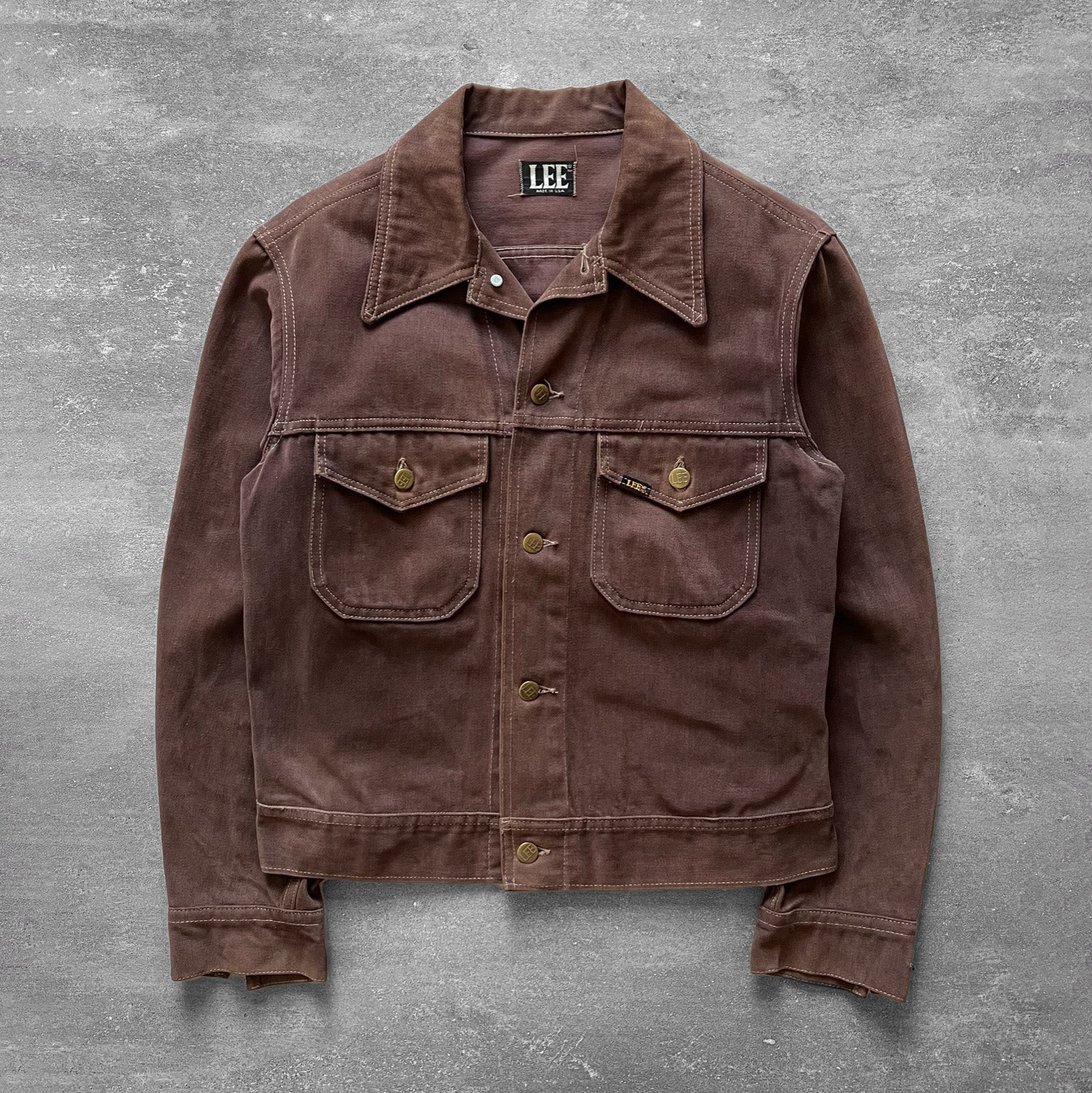 1970s Lee Moleskine Brown Jacket Ametora