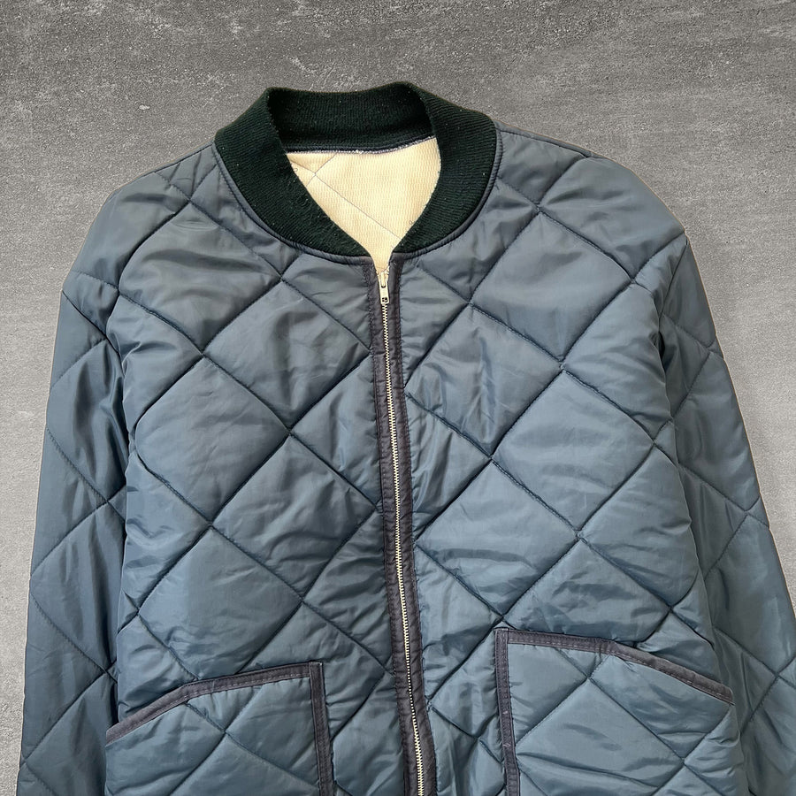 1990s Quilted Bomber Jacket