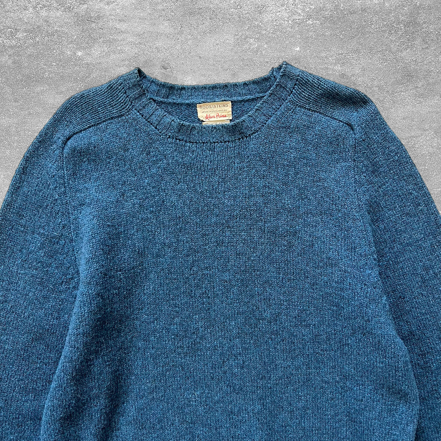 1960s Roos Atkins Shetland Wool Sweater