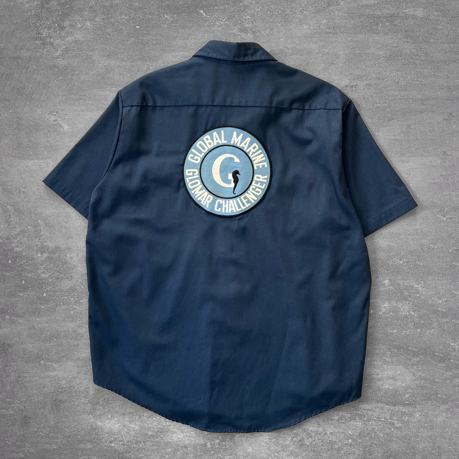 1970s Lee Chain Stitch Work Shirt