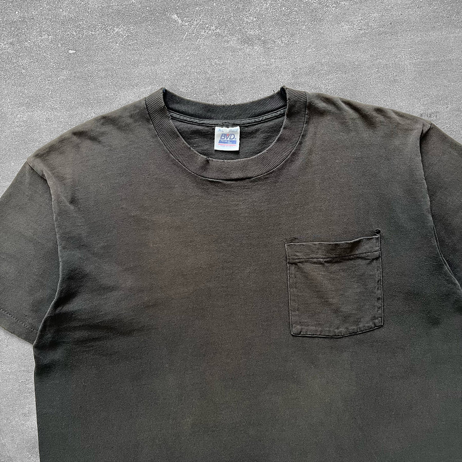 1990s BVD Faded Black Pocket Tee