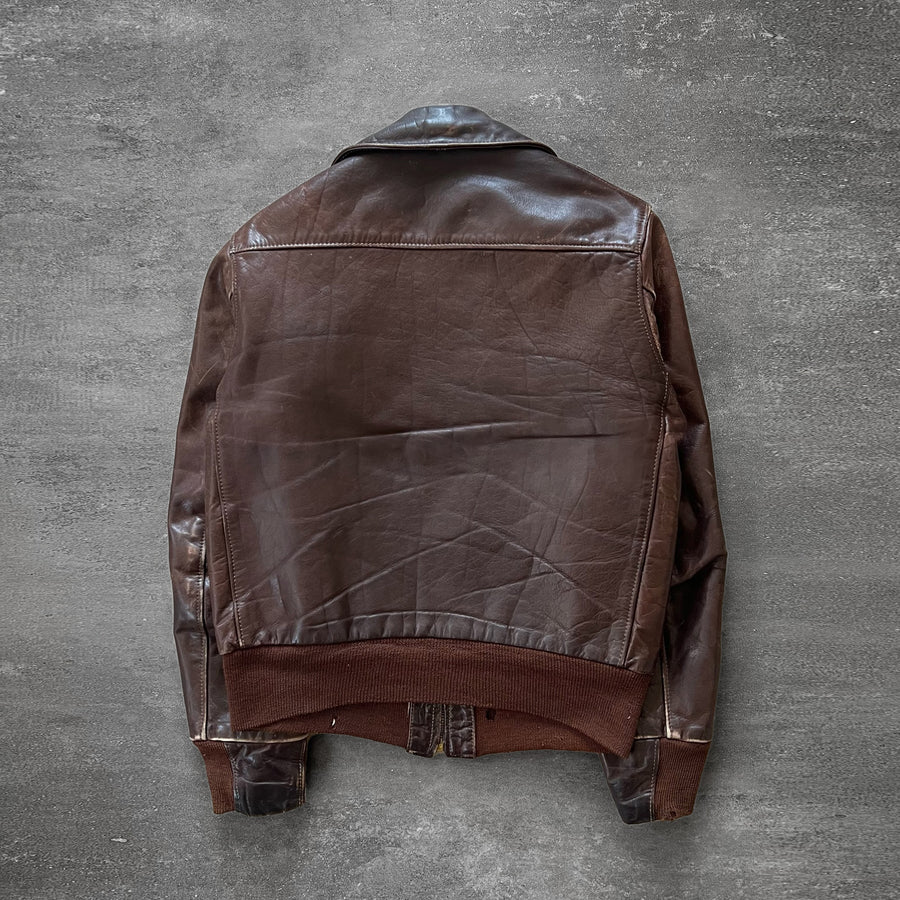 1960s Leather Forever A2 Jacket