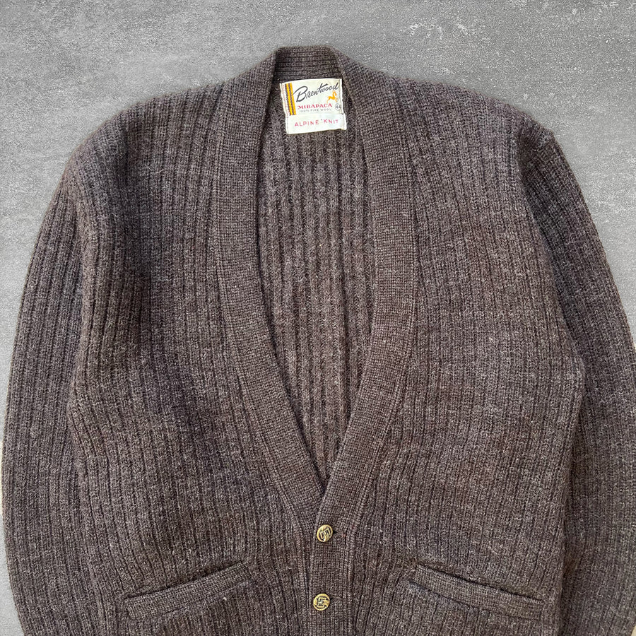 1960s Brentwood Brown Cardigan