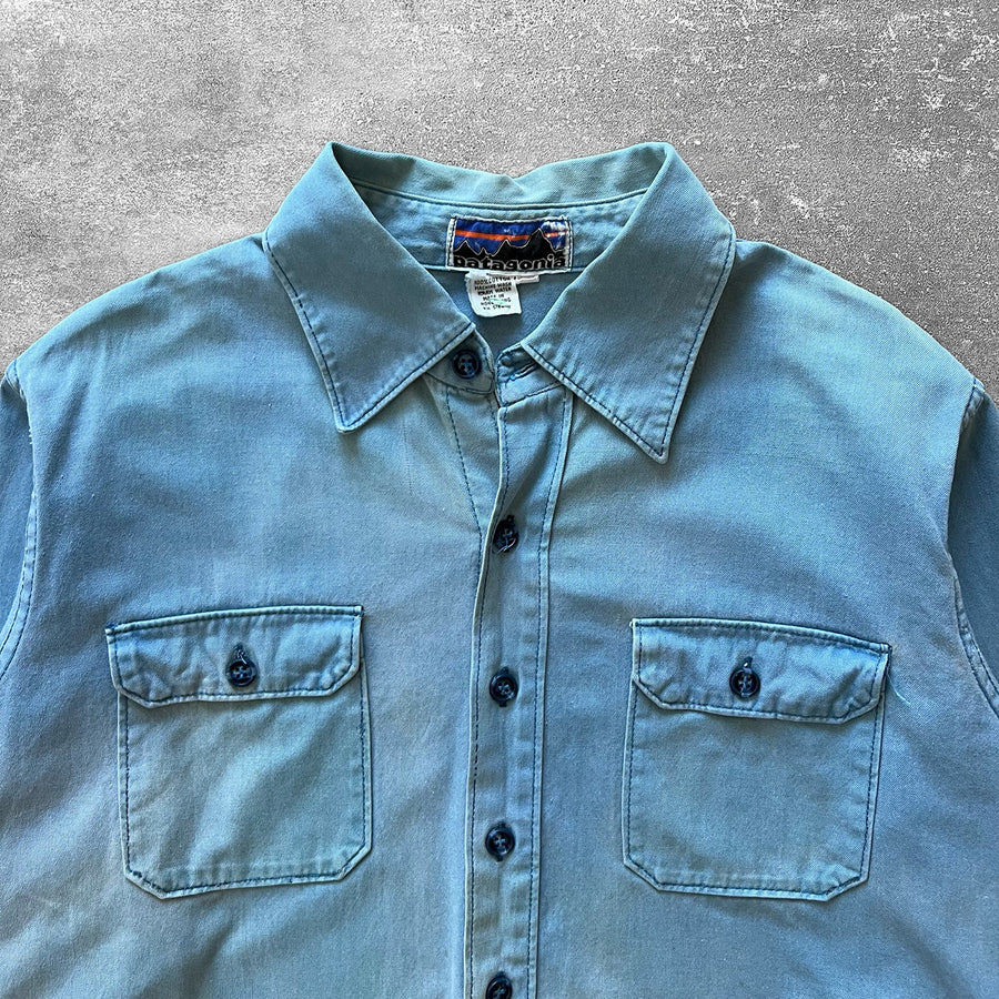 1970s Patagonia Sun Faded Button Up