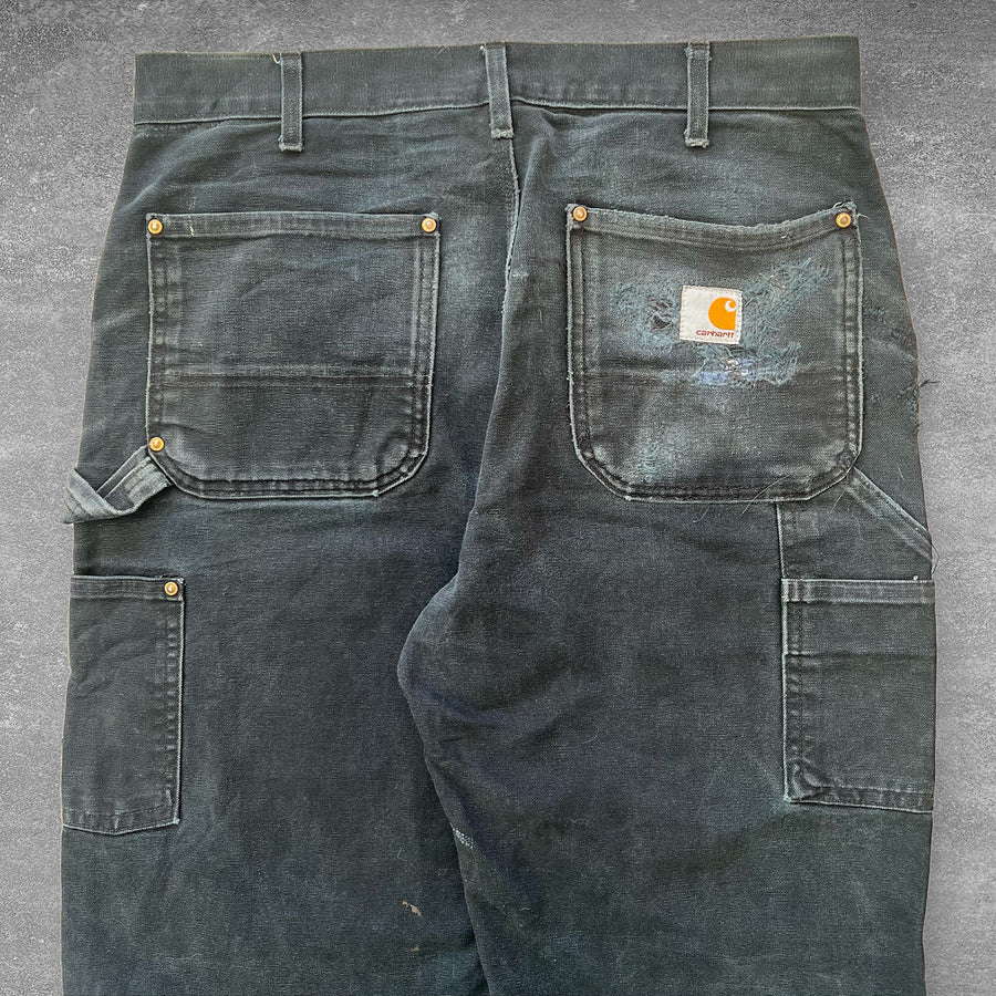 2000s Carhartt Double Knees Faded Black 33