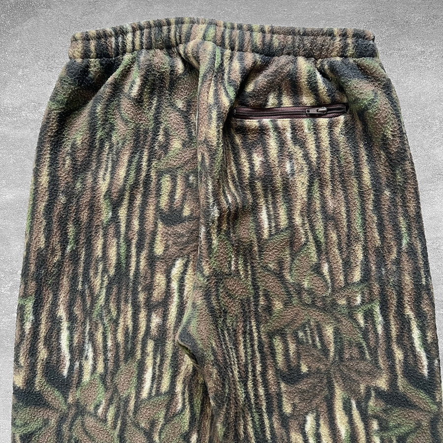 1990s Cabela Camo Fleece Sweat Pants