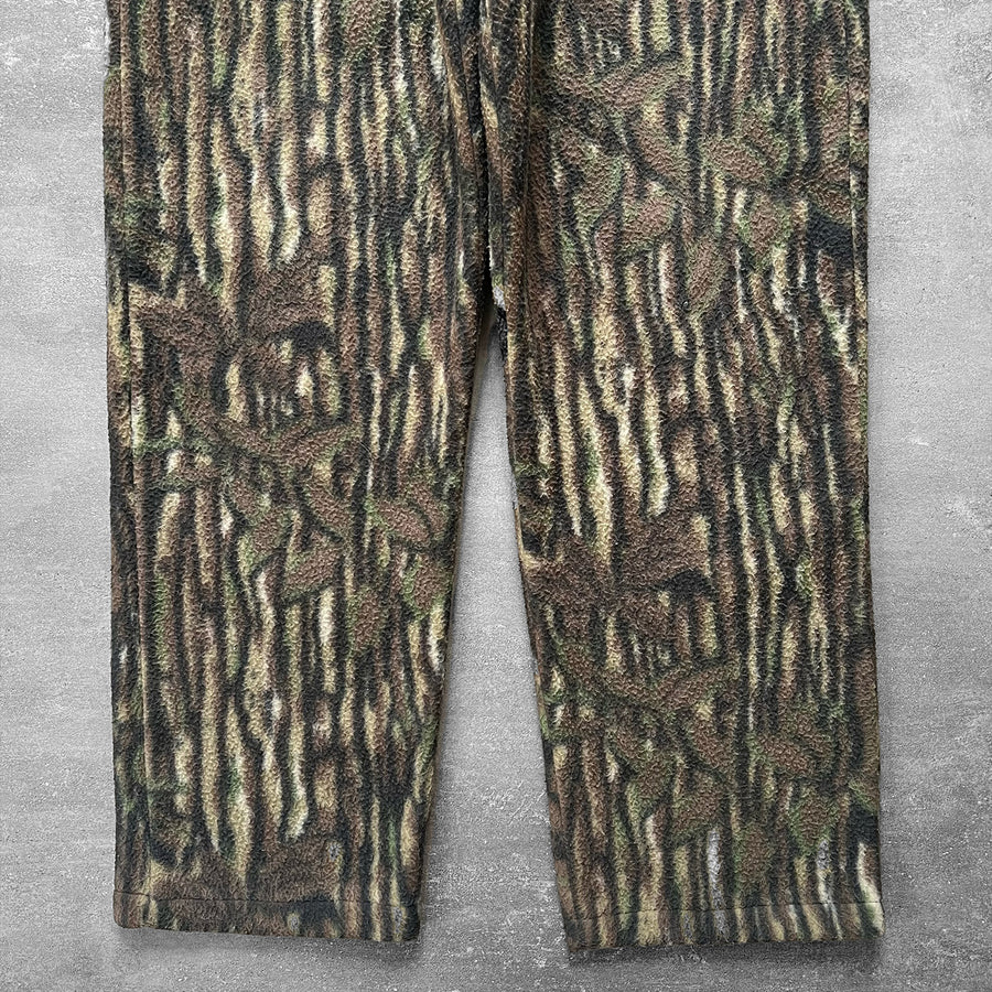 1990s Cabela Camo Fleece Sweat Pants