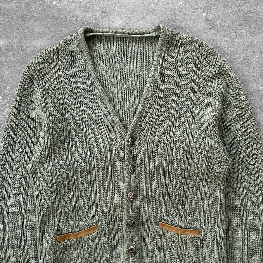 1960s Sage Green Cardigan