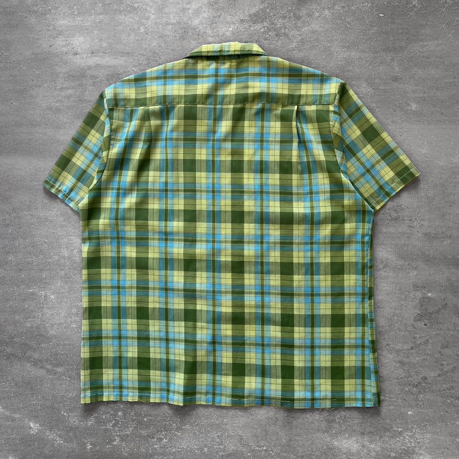 1960s Penney's Plaid Two Pocket Shirt