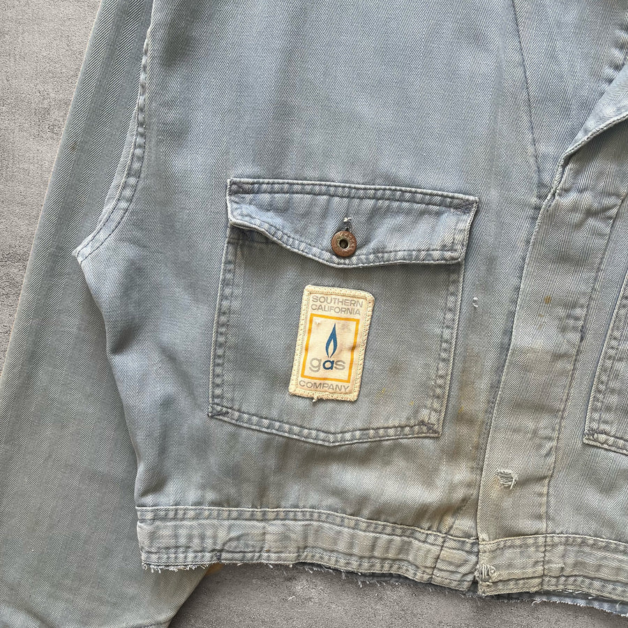 1970s HBT Socal Gas Cropped Jacket