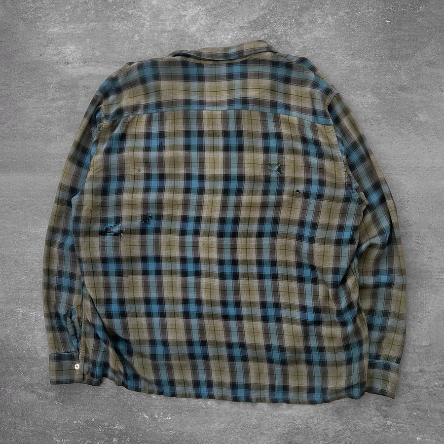 1960s Bonanza Distressed Rayon Shirt