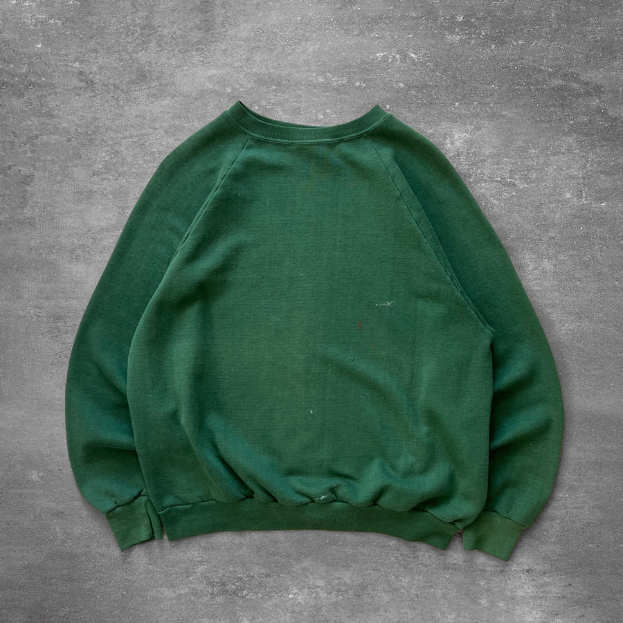 1970s Green Raglan Sweatshirt