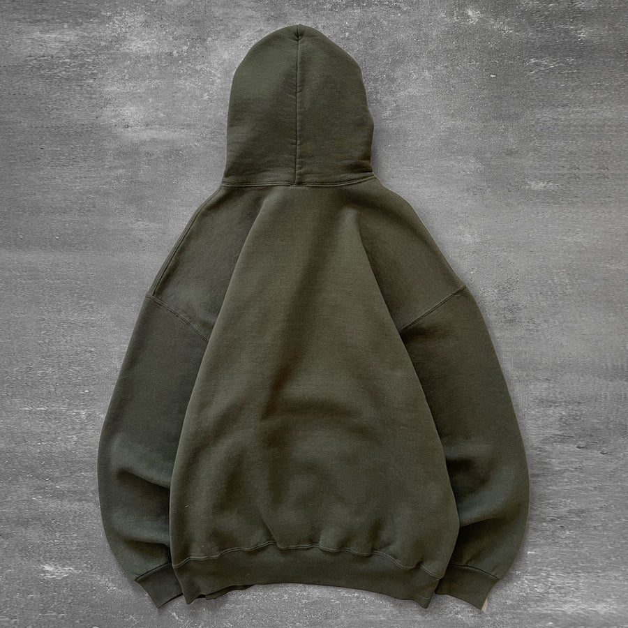 1990s Russell Olive Hoodie