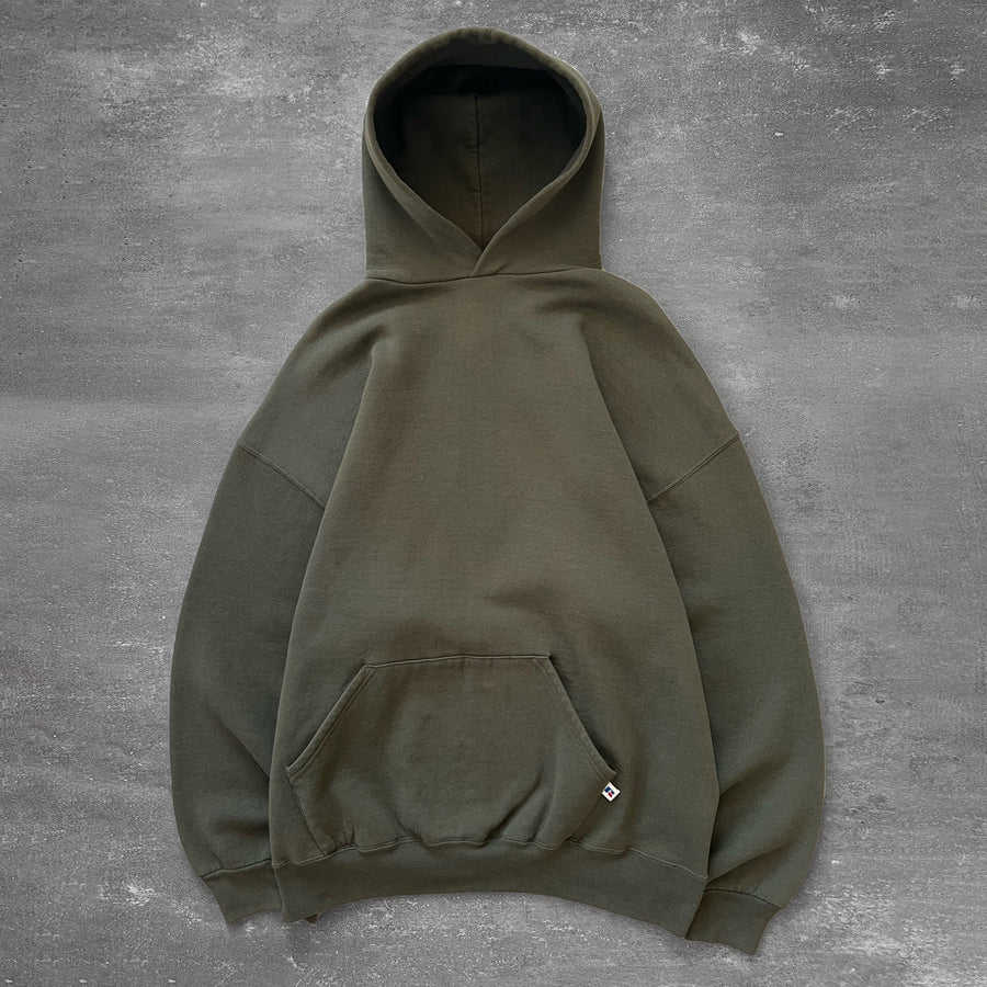 1990s Russell Olive Hoodie