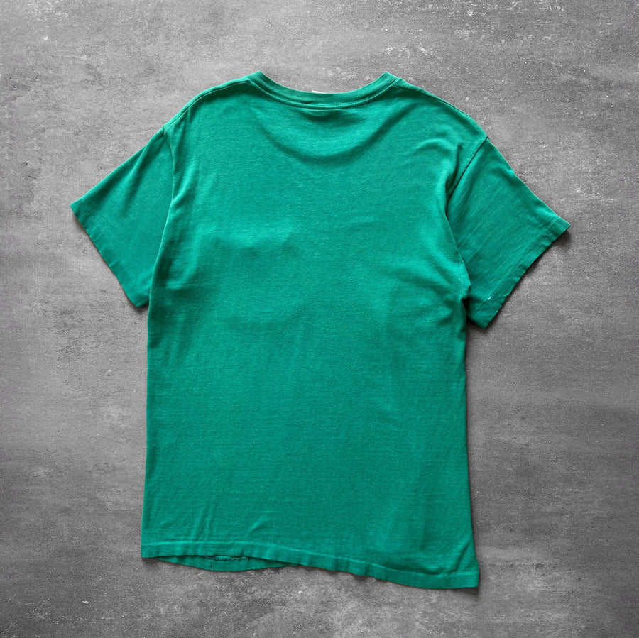 1980s Cheetah Green Pocket Tee