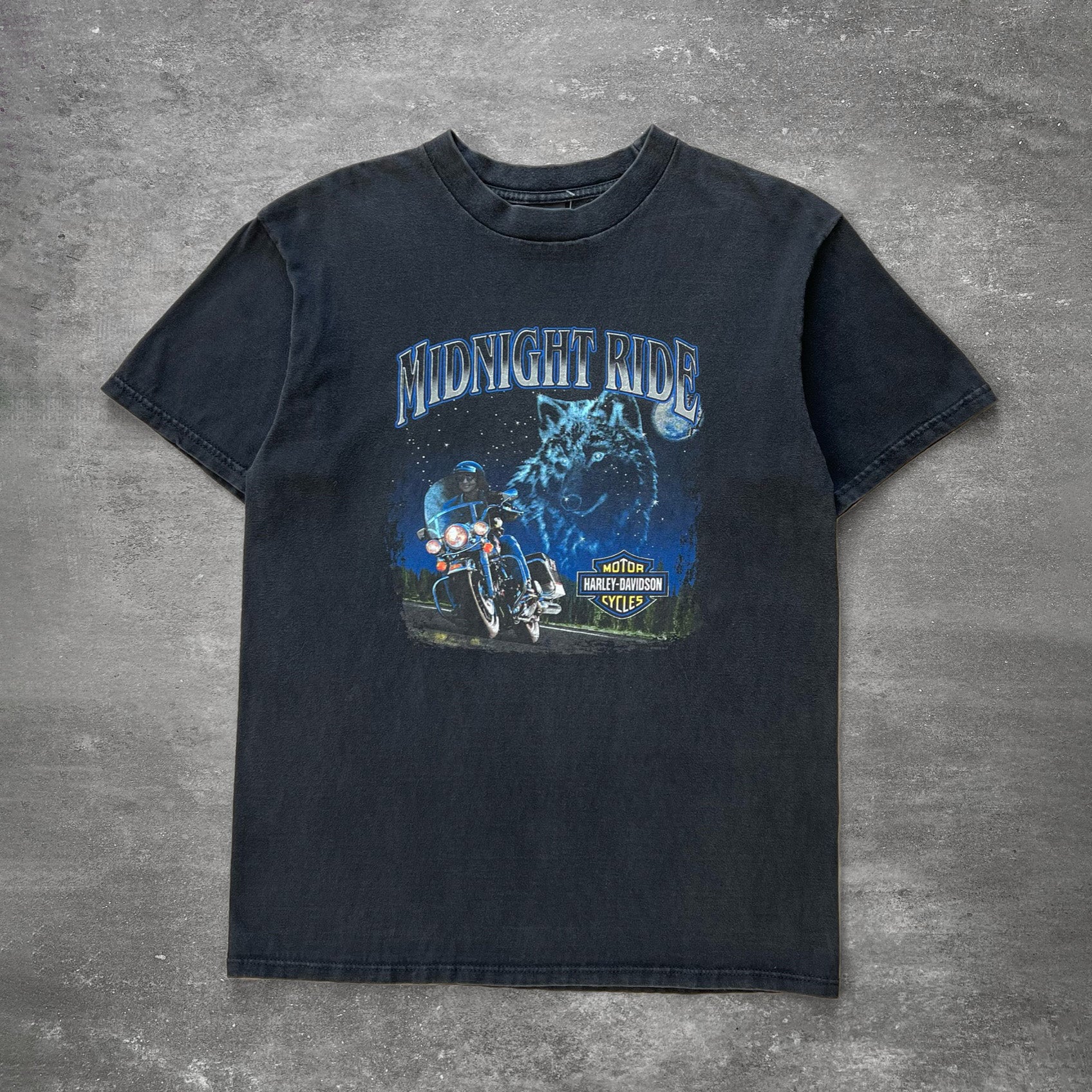 1990s Harley Midnight Rider Tee – Ametora