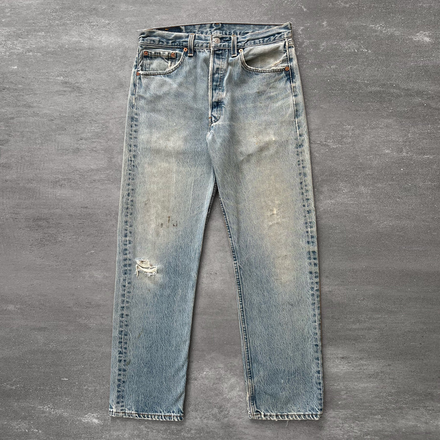 1990s Levi's 501xx Jeans Light Wash 30