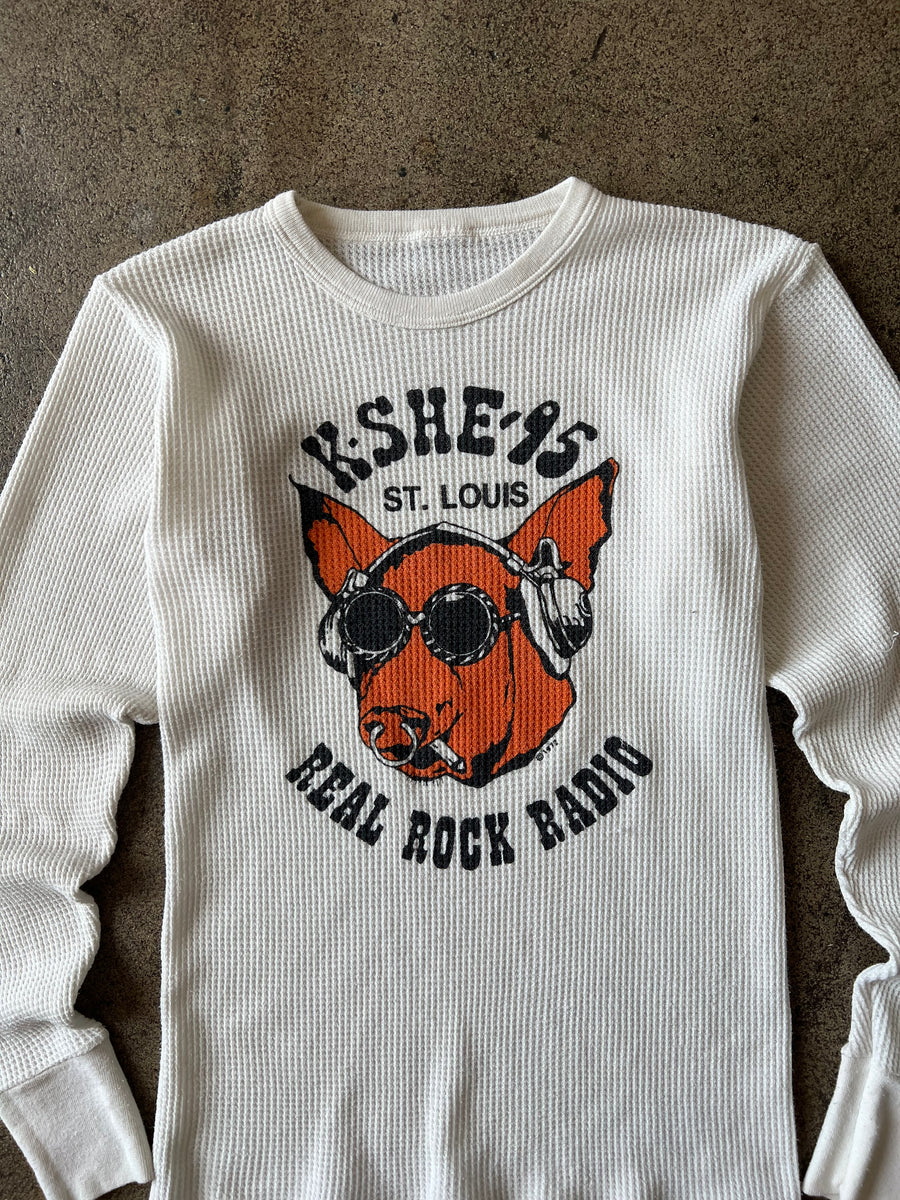 KSHE 95 ST. LOUIS REAL ROCK RADIO VINTAGE TSHIRT SCREEN STARS BEST XL hot RARE 1972