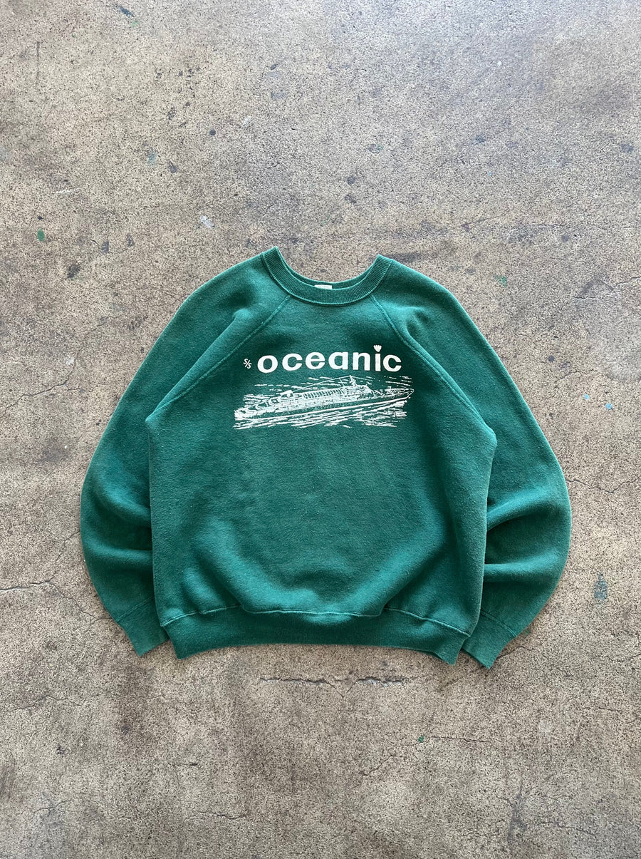 1970s Spruce Oceanic Raglan Sweatshirt