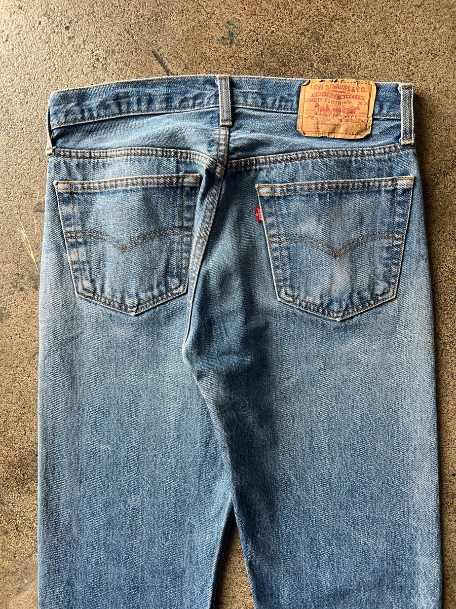 1990s Levi's 501 Jeans Faded Blue 31